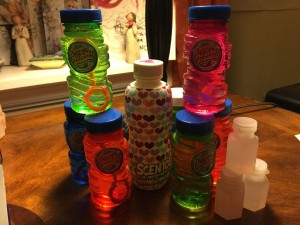 Bubbles on desk